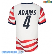 Camisa de time de futebol Estados Unidos Tyler Adams #4 Replicas 1º Equipamento Mundo 2026 Manga Curta